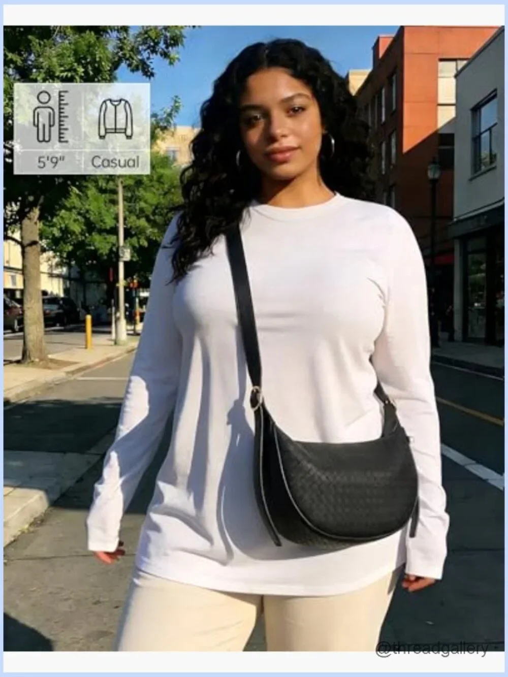 Woven Crescent Hobo Crossbody Bag Set with Detachable Pouch
